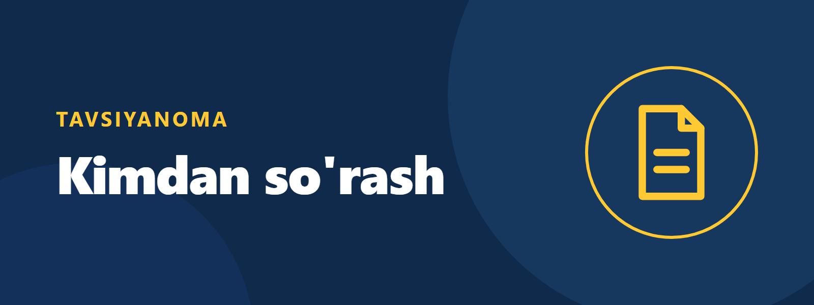 Tavsiyanoma xatini kimdan va qanday so'rash kerak